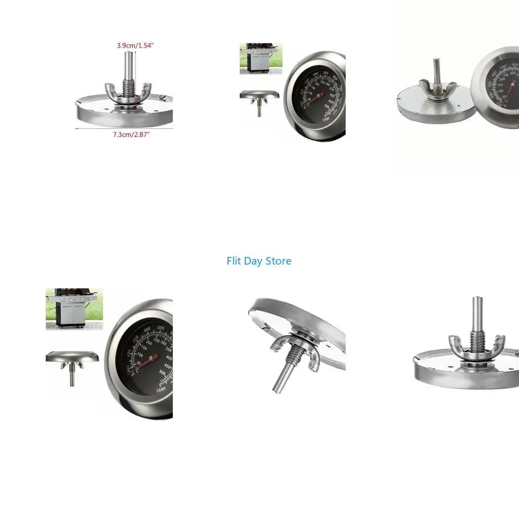 F92C Termometro da forno Misuratore temperatura 500 ℃/100-1000 ℉ 304 Indicatore temperatura cottura