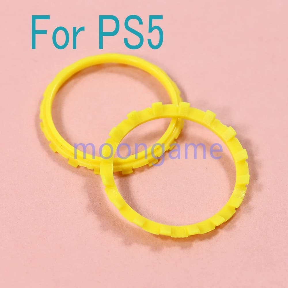 10pcs Replacement Accessories Thumbstick Accent Decorative Rings for PS5 Controller Plastic Decorative Rings