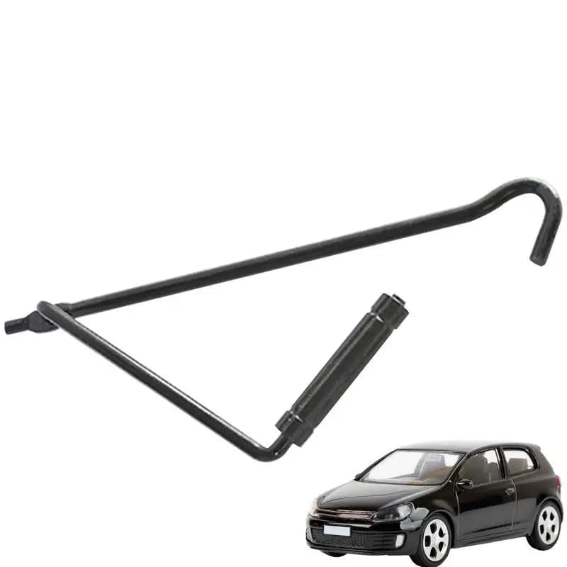 Chiavi per martinetti per auto chiave per martinetto per auto cricchetto per martinetto manuale con impugnatura a risparmio di manodopera Jack a forbice per Garage maniglia per chiave per alette per pneumatici