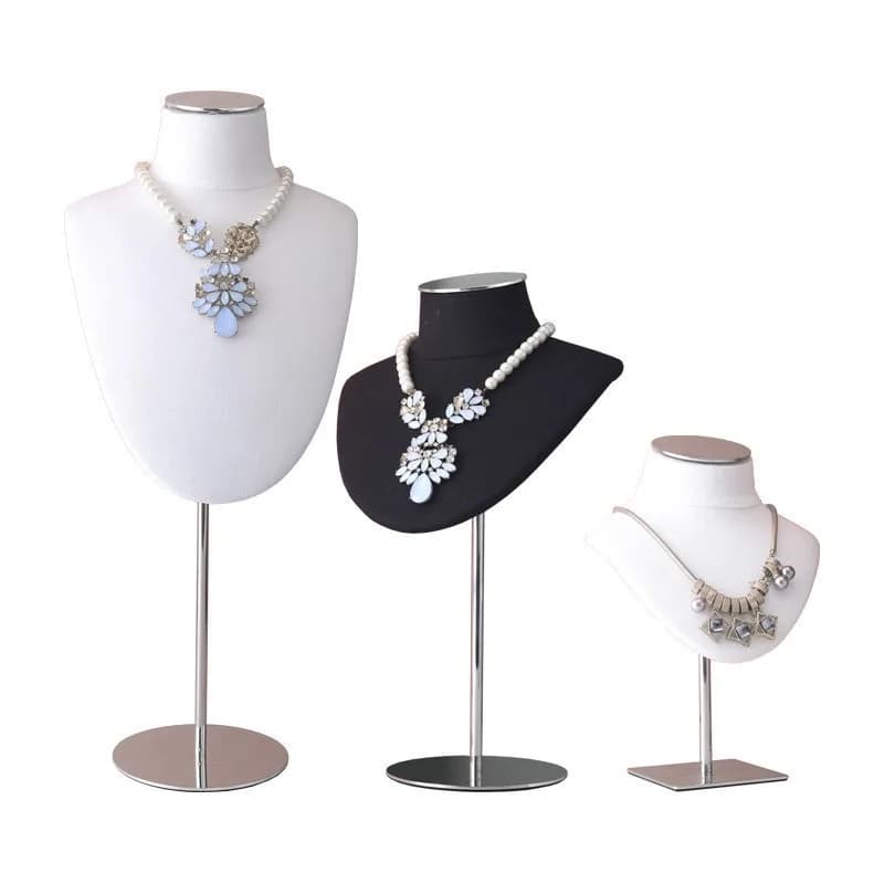Velvet Jewelry Display Stand Anti-slip Scratch-proof Accessory for Necklace and Jewelry Counter Display and Arrangement Props