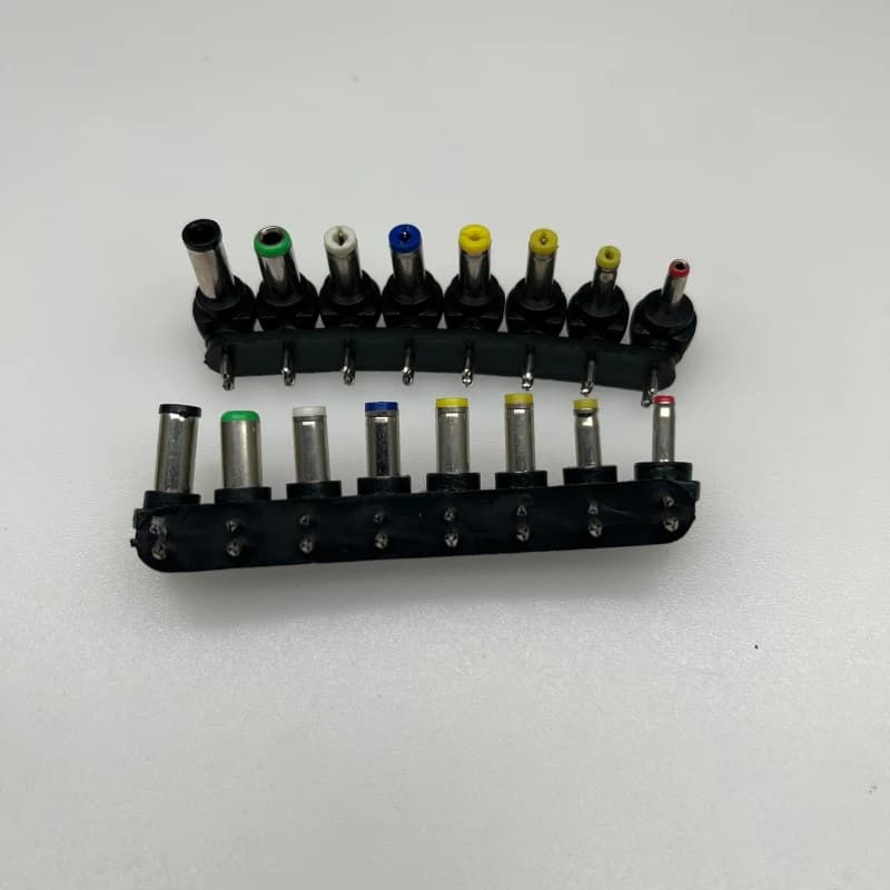 Connettori Adattatori DC, Spina Jack DC 5.5x2.1 mm Femmina a Maschio per Monitor, Webcam, Router, Laptop