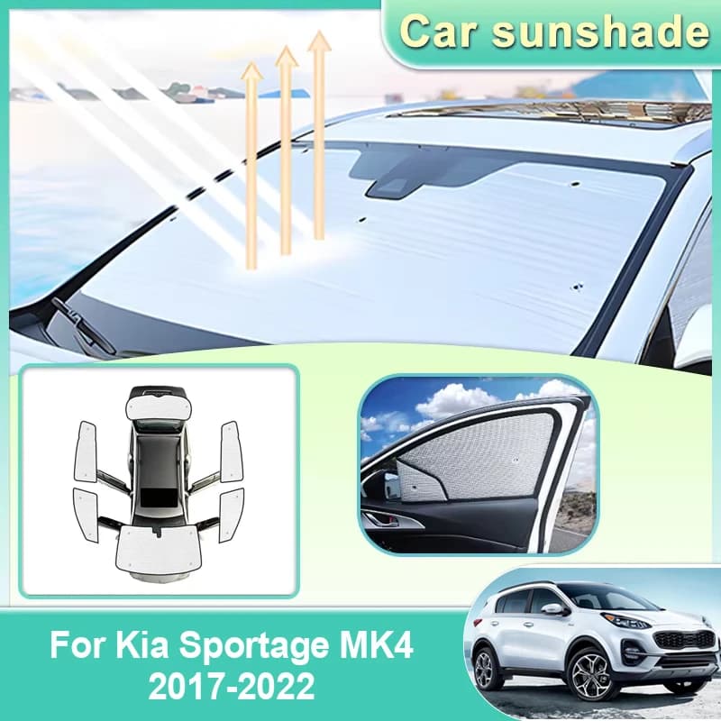 Parasole per Parabrezza Auto per Kia Sportage QL Accessori MK4 2022 2021-2017 Protezione Solare Completa Anti UV Ricambi Auto