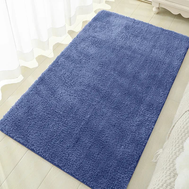 Soft and comfortable thick plush mat, bath mat, bedroom carpet, living room mat, non-slip carpet, non-slip water absorption