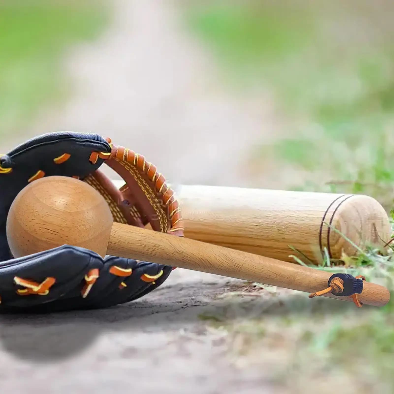 Guanto da baseball Martello Manico lungo Martello Attrezzatura per il fitness Guanto da softball Mazzo per gli amanti del baseball Allenamento Sport per principianti