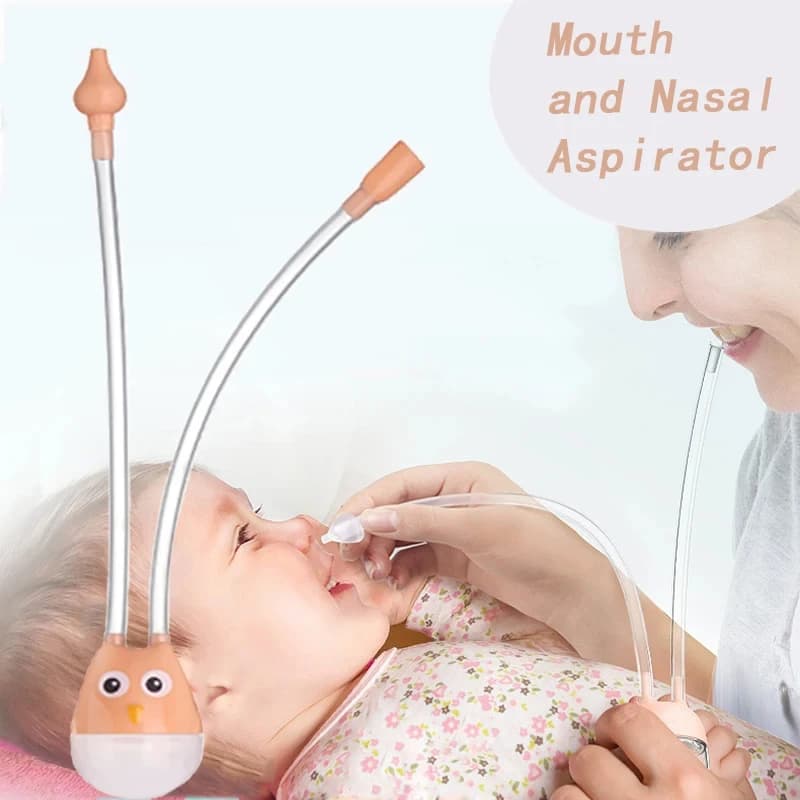 Aspiratore nasale per neonato per bambini Pulitore per il naso Ventosa Strumento di aspirazione Protezione Assistenza sanitaria Bocca del bambino Dispositivo di aspirazione nasale