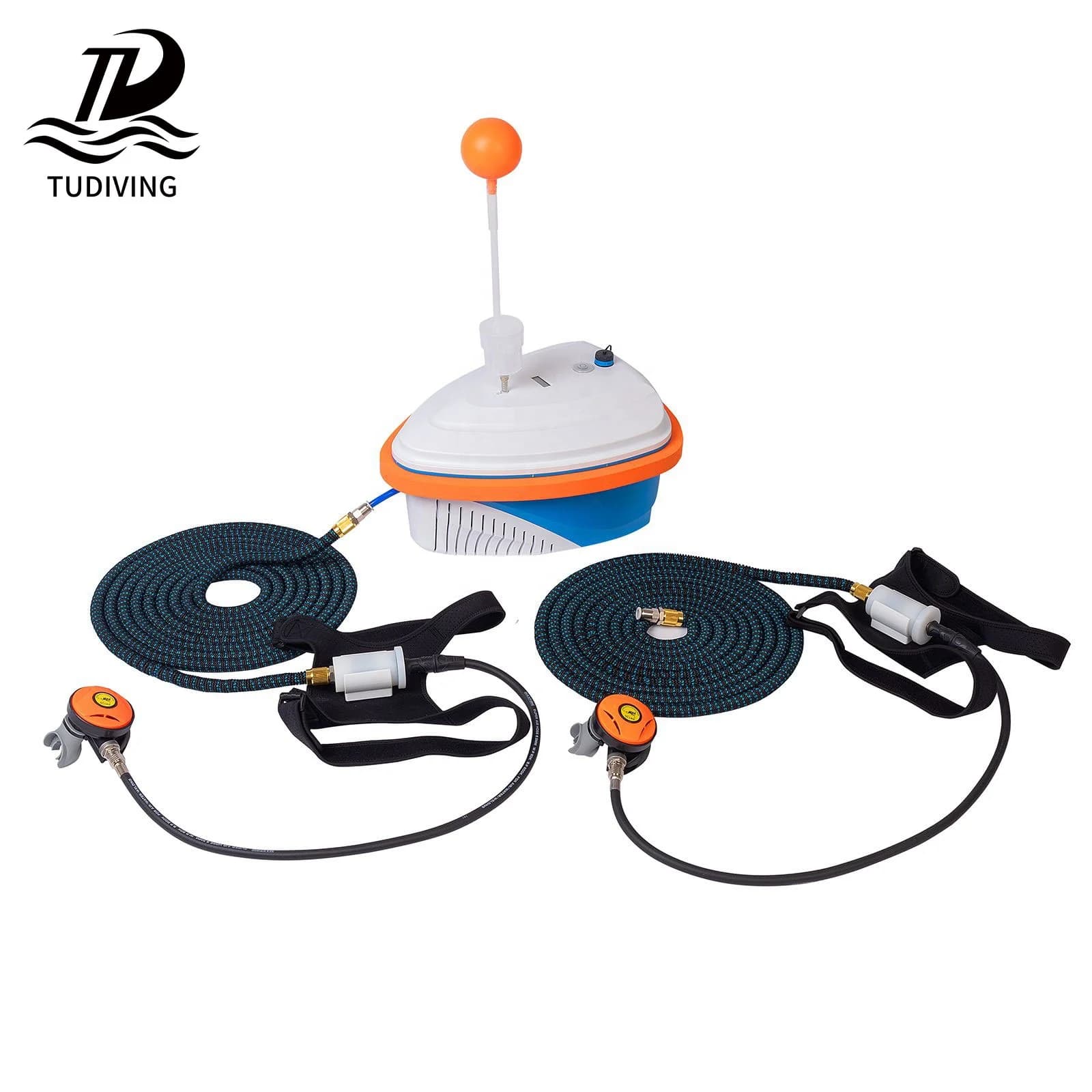 Conveniente LY700 7 ore 15M Protezione impermeabile Respirazione aerea Attrezzatura per lo snorkeling Ventilatore per immersione senza serbatoio