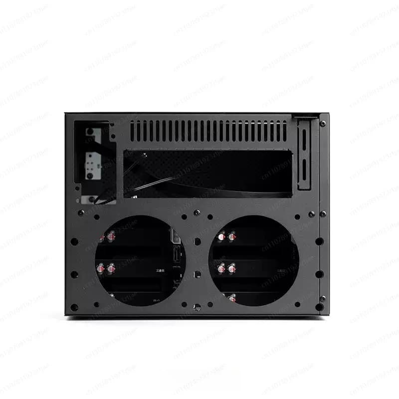 U-E-S-6 Six Hard Disk Bay NAS Chassis, ITX Main Board Support DIY Small Storage Server Desktop Cabinet