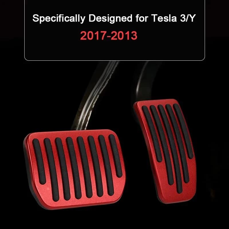 Pedale in lega di alluminio 17-23 per Tesla Model 3 Y Auto Acceleratore Gas Carburante Freno Resto Pastiglie Tappetino Accessori di copertura