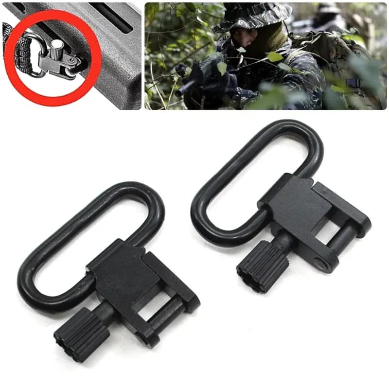 QD Sling Girevole a Due Punti Sling Strap Fibbia per Cintura Mlok Anello di Montaggio per Pistola Staccabile Rapido Fucile Esterno Caccia Ar15 Accessori