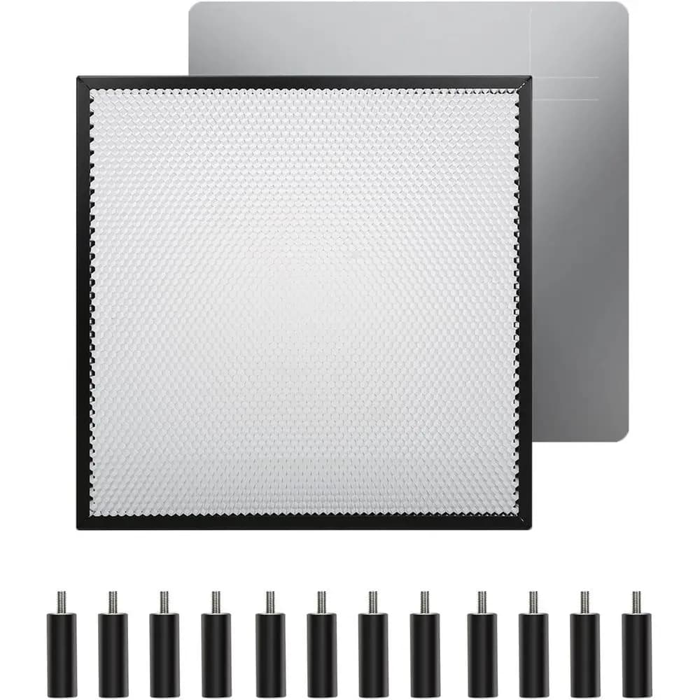 320x320mm stainless steel honeycomb table for laser or cutter bed with steel sheet and 12 etchings