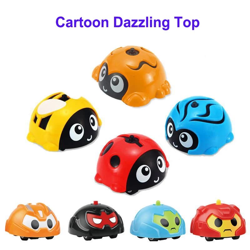 Nuovo 2025 Set da 4 Pezzi Giocattolo Antistress Creativo Fidget Spinner a Forma di Auto, Giroscopio Inerziale a Cartone Animato, Giocattolo di Decompressione, Regalo per Bambini