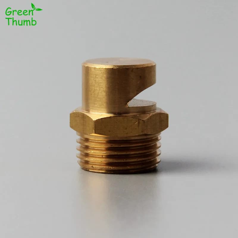 10 pz 1/2 ''Maschio In Ottone Filettatura 170 Gradi Wide-Angle Spruzzatore di Acqua Ugello Ad Angolo Retto di Fiori Da Giardino Sprinkler fredda pulita Umidificare