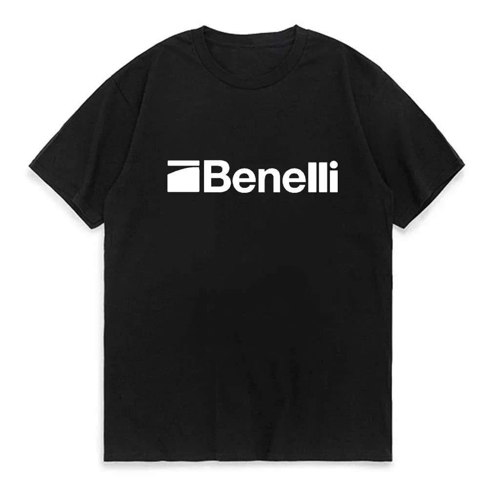 Benelli Armi SpA Rifles Firearms Shotguns Pistols Revolver men T Shirts Casual Summer Round Neck Clothing Cotton Tops for Male