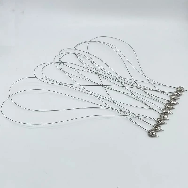Extra love 20 pezzi 25cm di lunghezza Nano ring threader tools Micro ring loop pulling tools strumenti per l'estensione dei capelli