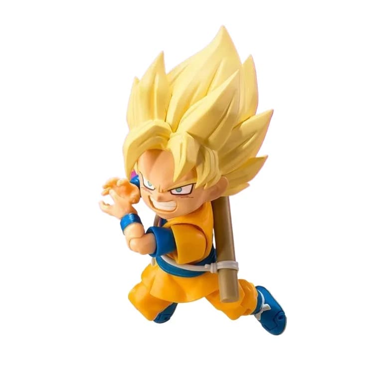 Vendita Immediata Disponibile Originale BANDAI S.H.Figuarts SHF Super Saiyan Son Goku (MINI) Daima Action Figure Modello Giocattolo in Stock