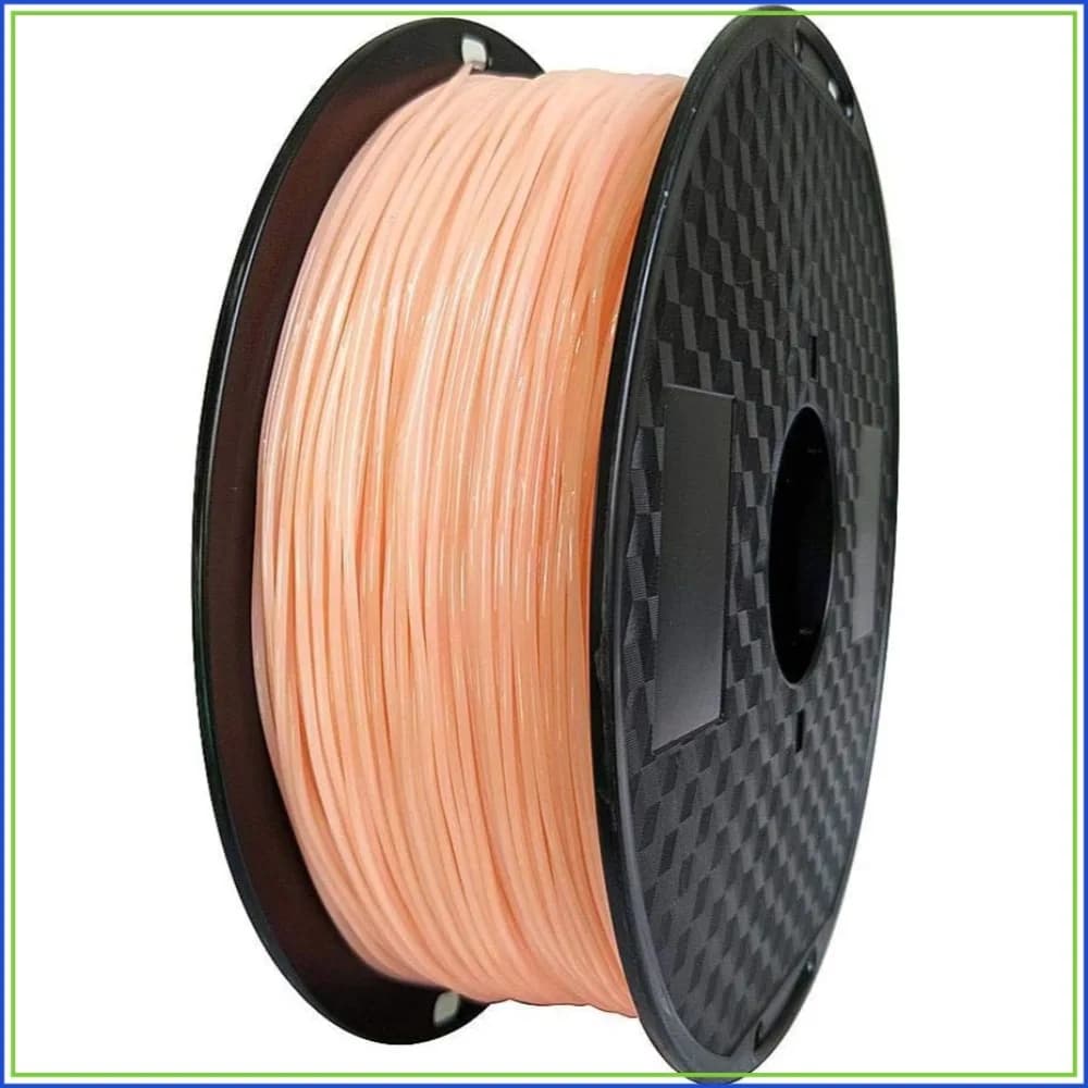 Soft TPU Filament 1.75mm 1KG Skin Tone Beige Pink Flesh Color 98A Flexible 3D Printing Material