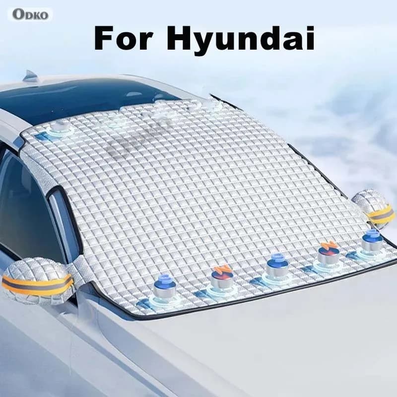 Per Hyundai Tucson 2021 2022 2023 NX4 Copertura Magnetica Spessa Anti-Gelo per Parabrezza Auto, Protezione dalla Neve e dal Sole