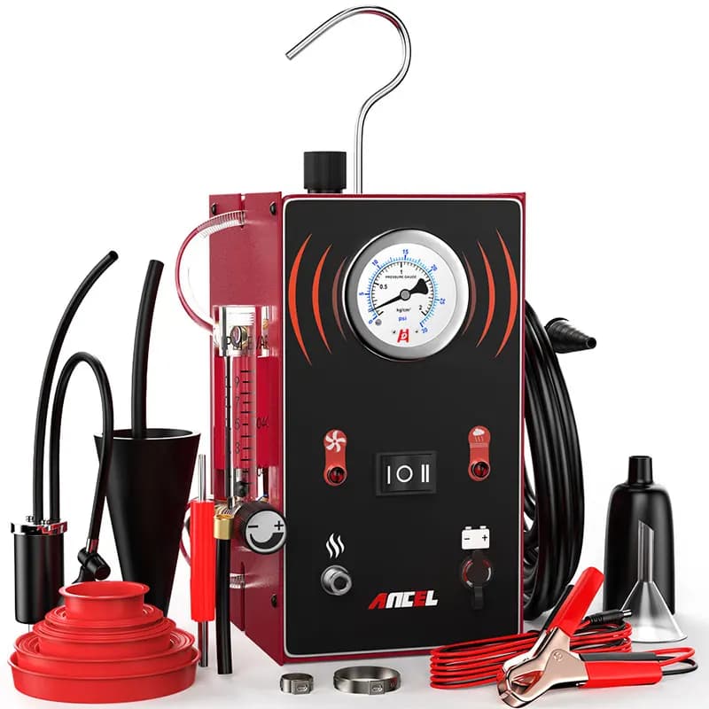 ANCEL S300 Rilevatore di perdite di fumo per auto EVAP Generatore di fumatori per tubi Analizzatore di perdite per tubi Tester Strumenti diagnostici del sistema EVAP