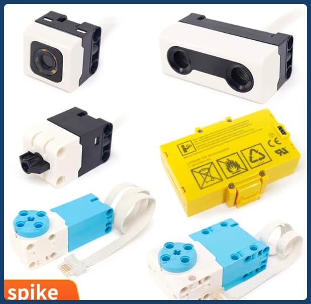 Blocchi compatibili con punte con sensori servomotori per giocattoli educativi STEM 45602 45605 45606