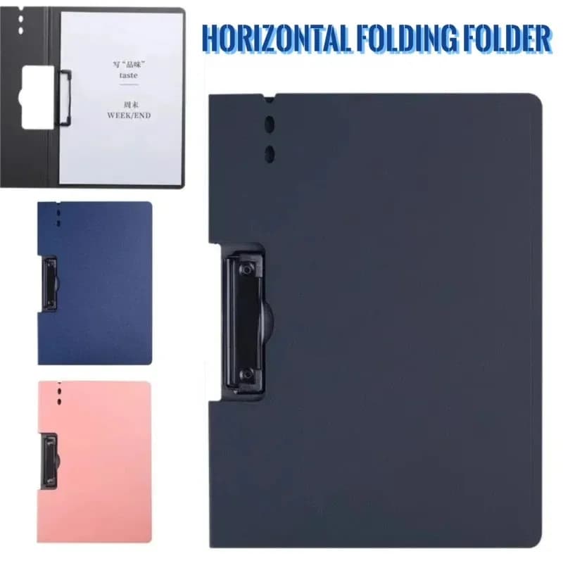 Cartella Portadocumenti con Clipboard e Copertina, Formato A4, per Documenti Aziendali e Scolastici WJJ04