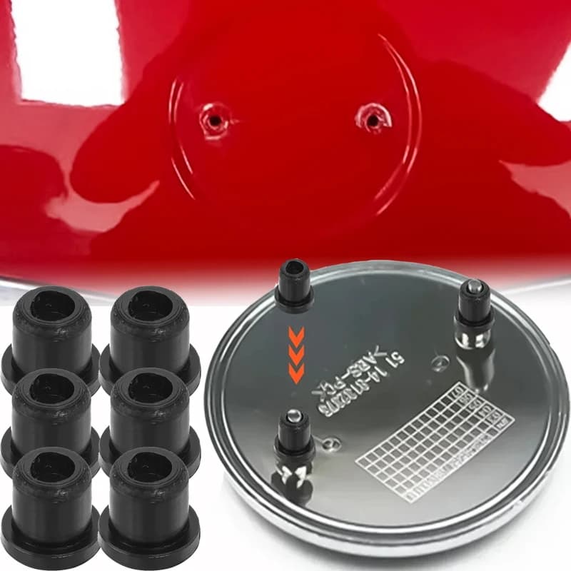 BMW per logo foro spina tronco emblema passacavo supporto Clip cofano auto Logo per BMW 1 3 5 7 serie E32 E34 E36 E38 E39 E46 E60 E66 E90