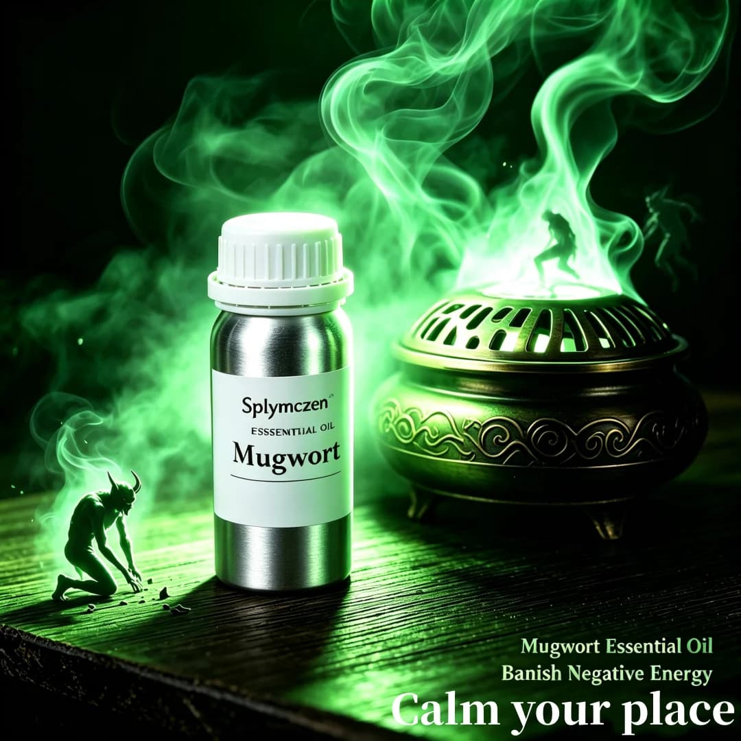 Mugwort Aroma Oil Natural Mugwort Fragrance Oil For Humidifier, Scent Burner, Home Bedroom Bathroom Fragrance