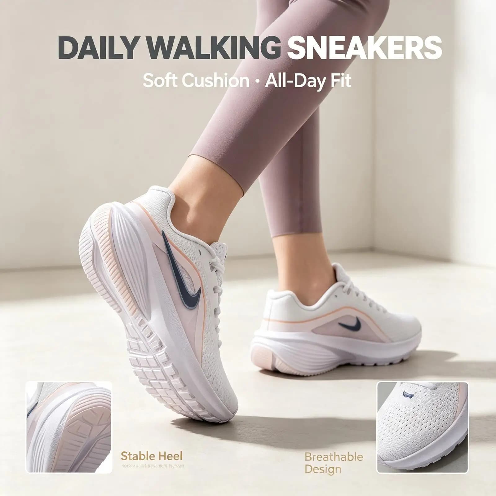 Nike Women's Sports Downshifter 14 Fitness Training Cushioning Wear-Resistant Running Shoes Ib1899-104