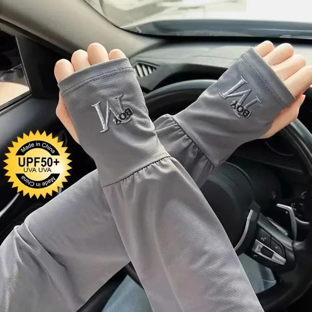 1 Male Protective Sleeves Paio for Arms, Anti-UV, Elastics, for Guide and Activities for Open, Light and Fresh, New