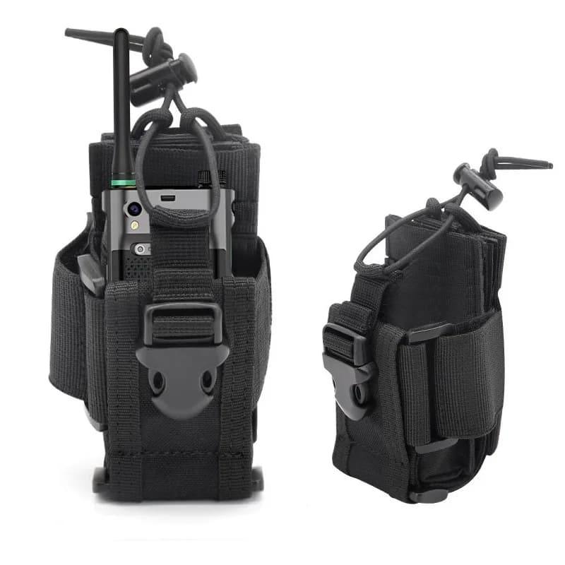 Custodia per walkie-talkie Molle Custodia morbida per fondina universale per supporto radio per stazione Motorola Custodia per dispositivo di contatto Attrezzatura tattica