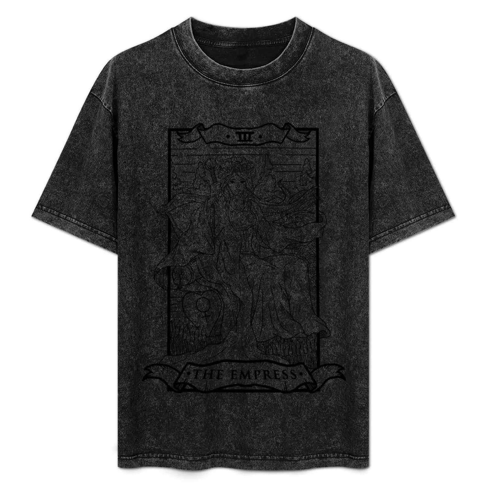 T-shirt Tarot Card The Empress, maglietta sportiva ad asciugatura rapida da uomo