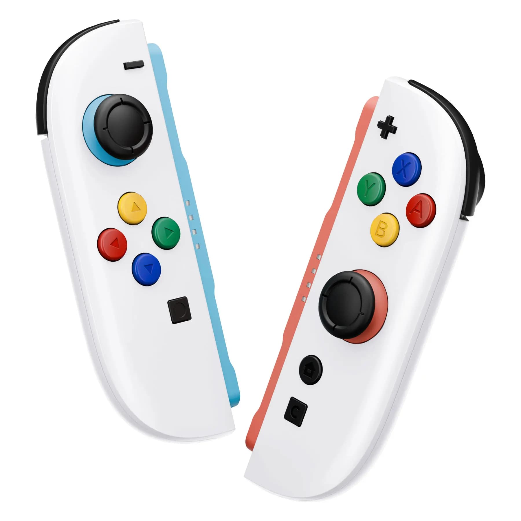 eXtremeRate per Joycon 2 Pulsanti di ricambio fai-da-te, custodia, strisce decorative e strumenti per Nintendo Switch 2 - Versione Essence