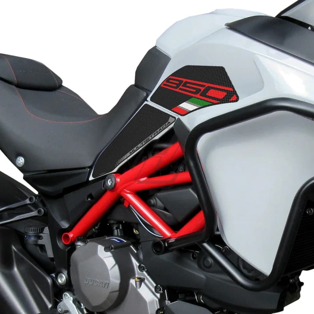 Anti-slip cap for lateral tank for motorcycle, knee protection, for Ducati Multistrada 950 950S 2019-2022