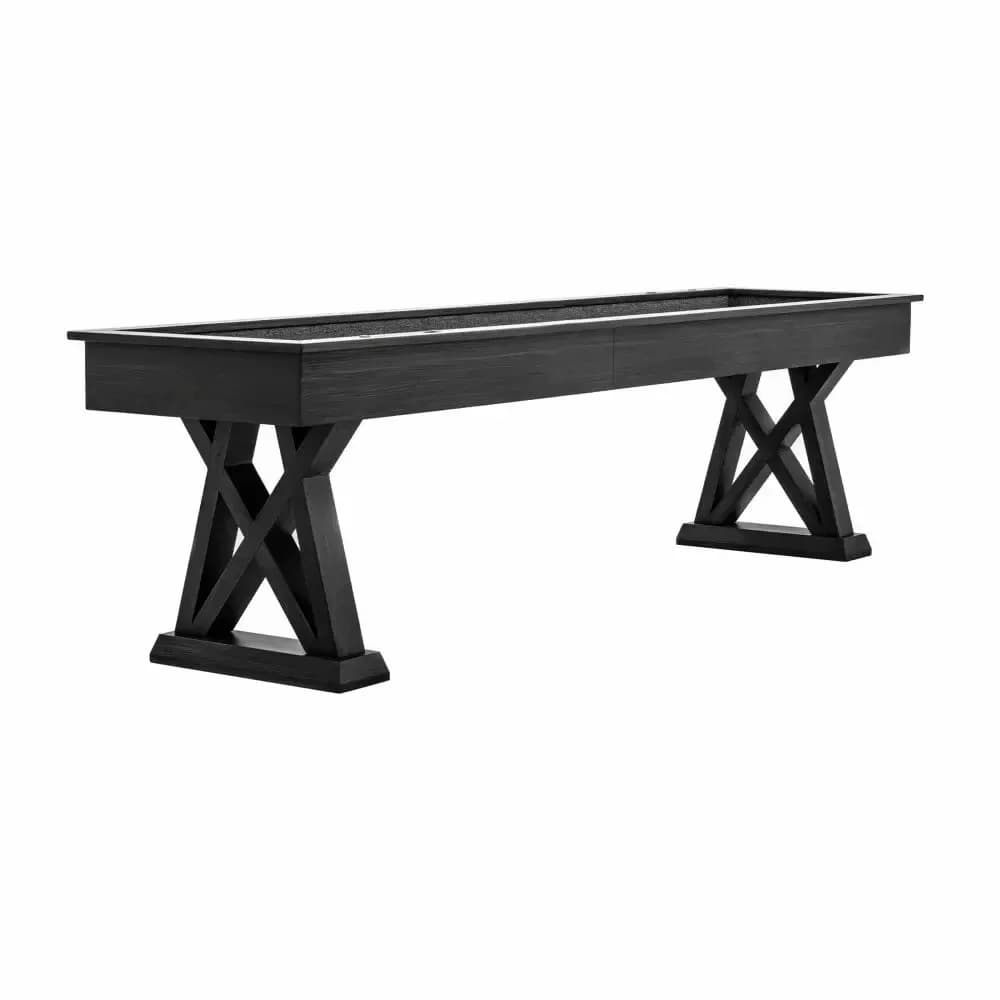 Tavolo da biliardo e shuffleboard in legno massello di alta gamma 9ft/12ft/14ft, con piano in ardesia e cuscinetti, per uso commerciale 16ft