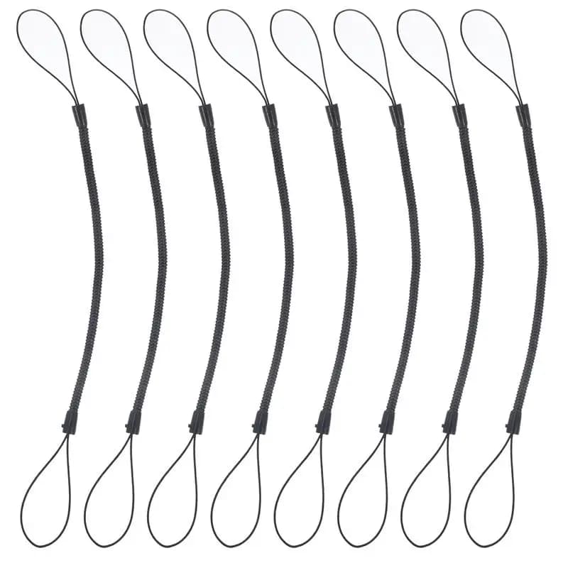 8 pz Tablet Stilo Corde Anti-perso Stilo Retrattile Corde Molla Bobina Tether Corde Appese Corda Molla Bobina Tether Cordino