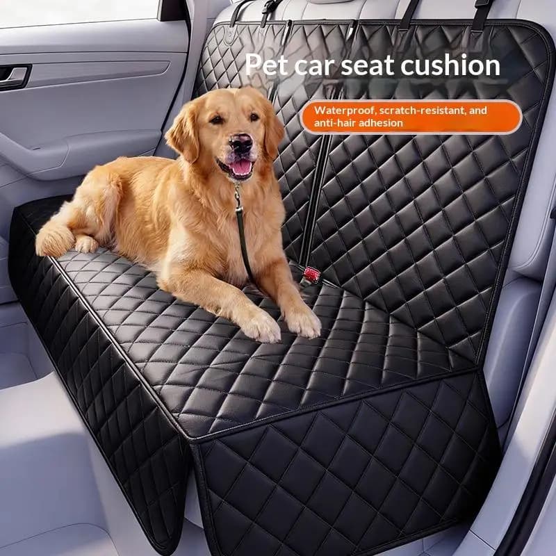 Cuscino impermeabile per seggiolino auto per animali domestici, coprisedile posteriore resistente all'usura per cani e gatti, tappetino antiscivolo per trasporto animali domestici, accessori portatili da viaggio per animali domestici
