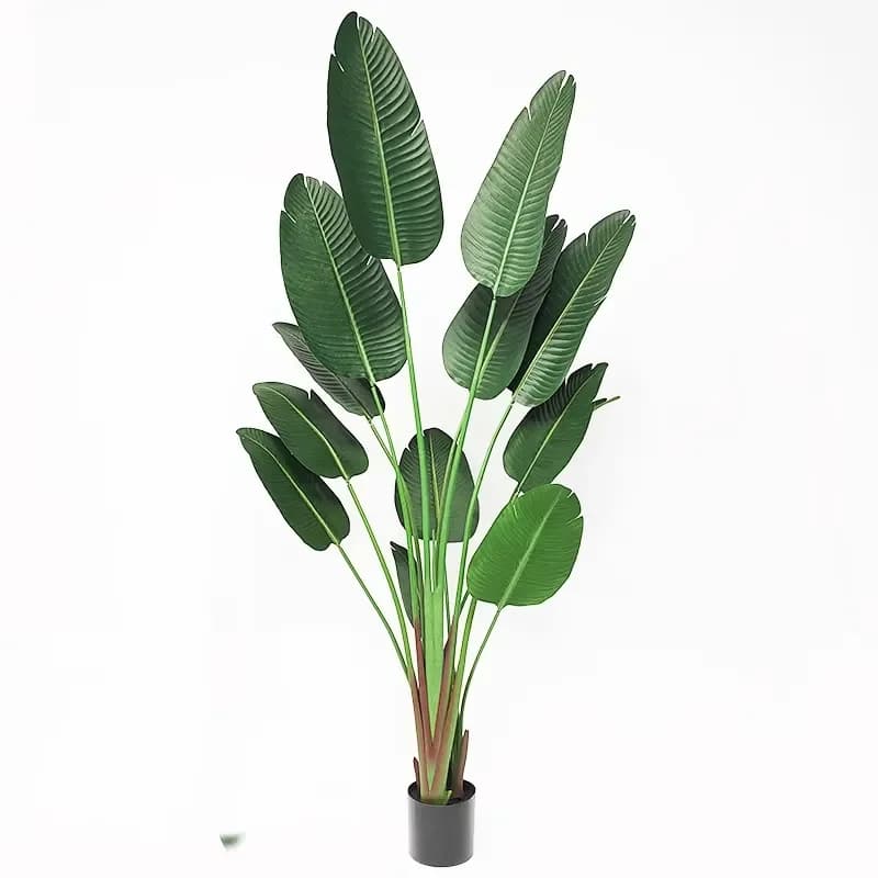 Yu50 Decorative in Stock Artificial Green Plants 180 cm Artificial Bird of Paradise Simulation Strelitzia for Home Decoration
