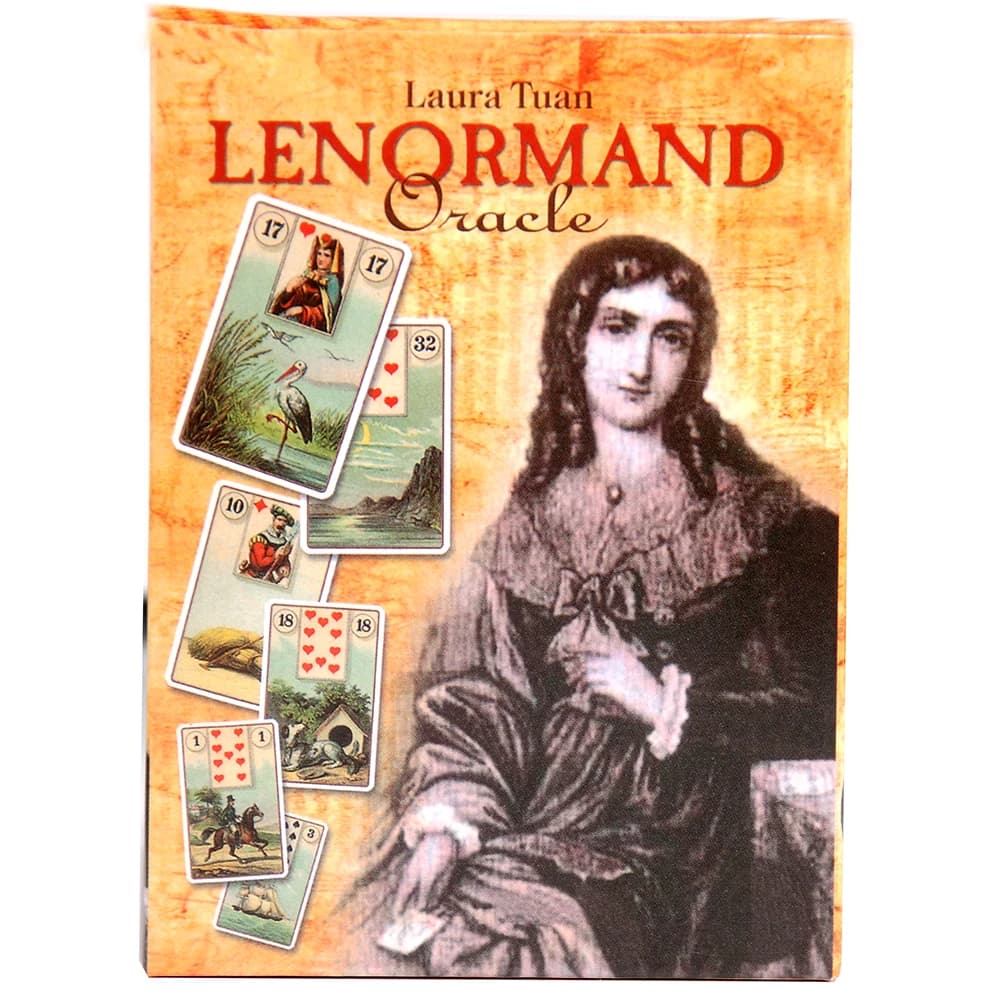 Laura Tuan Lenormand Oracle Cards Deck Fortune Telling Divination Set Classico cartomancy Guida inclusa Lo Scarabeo Gift