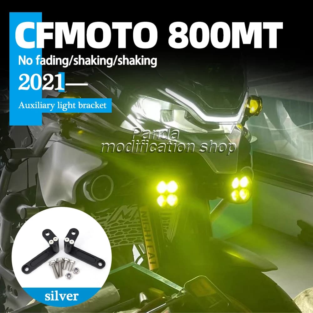For CF Moto 800MT Accessories 2021 2022 2023 Fog Lamp Auxiliary Light Bracket Motorcycle 800MT Fog Lamp Driving Light Bracket