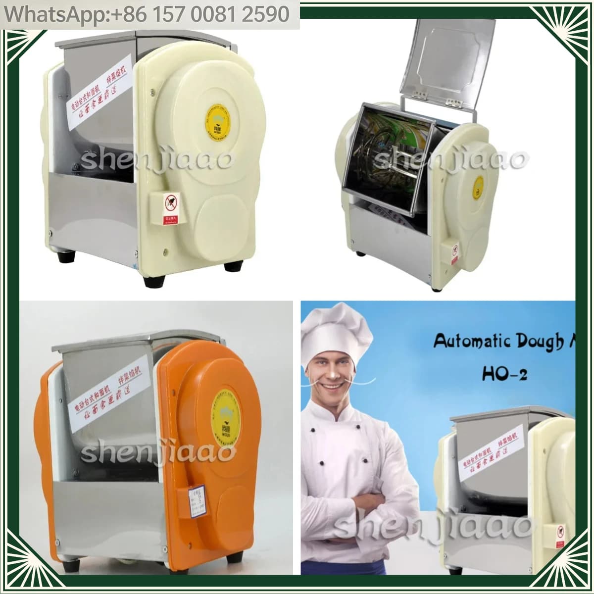 Impastatrice Automatica per Farina da 2KG, Nuova Macchina Commerciale per Mescolare l'Impasto, Impastatrice Multifunzionale per Pasta