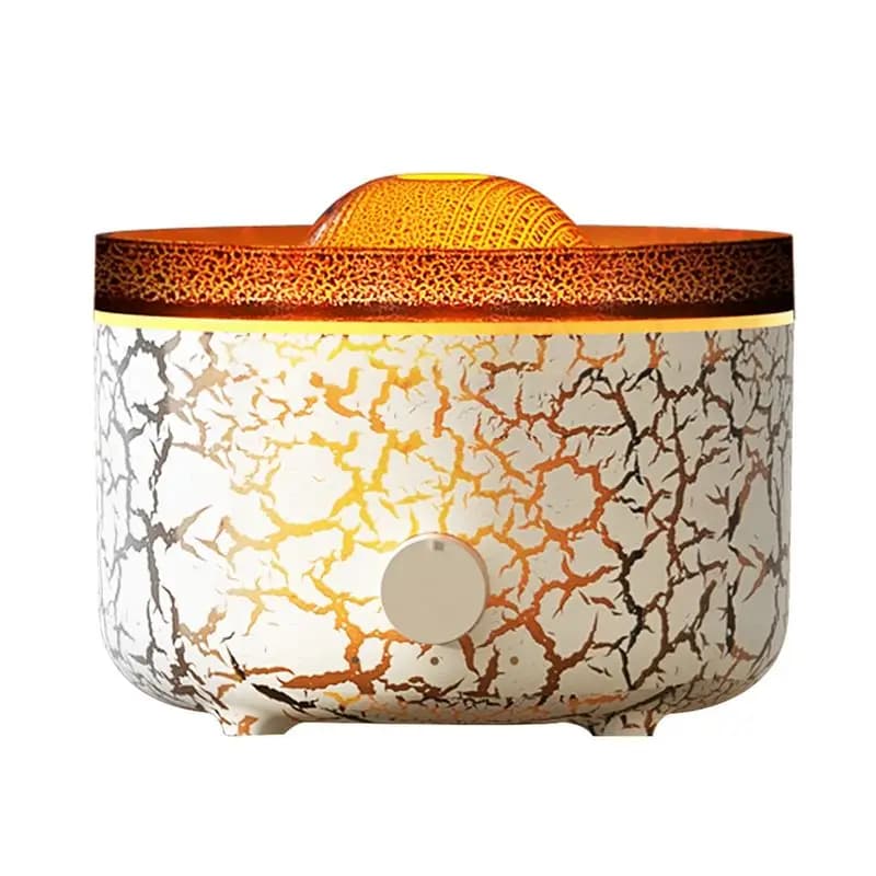 AUAU-560ML Umidificatori per aromaterapia Diffusori 3D Fiamma simulata Umidificatore Anello di fumo Sala spray