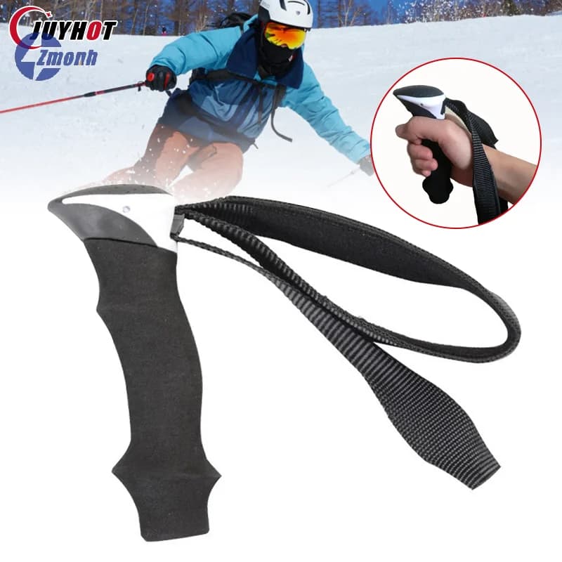 Trekking pole accessories cane tip buckle trekking pole head handle accessories straight handle T-shaped wrist strap outer lock