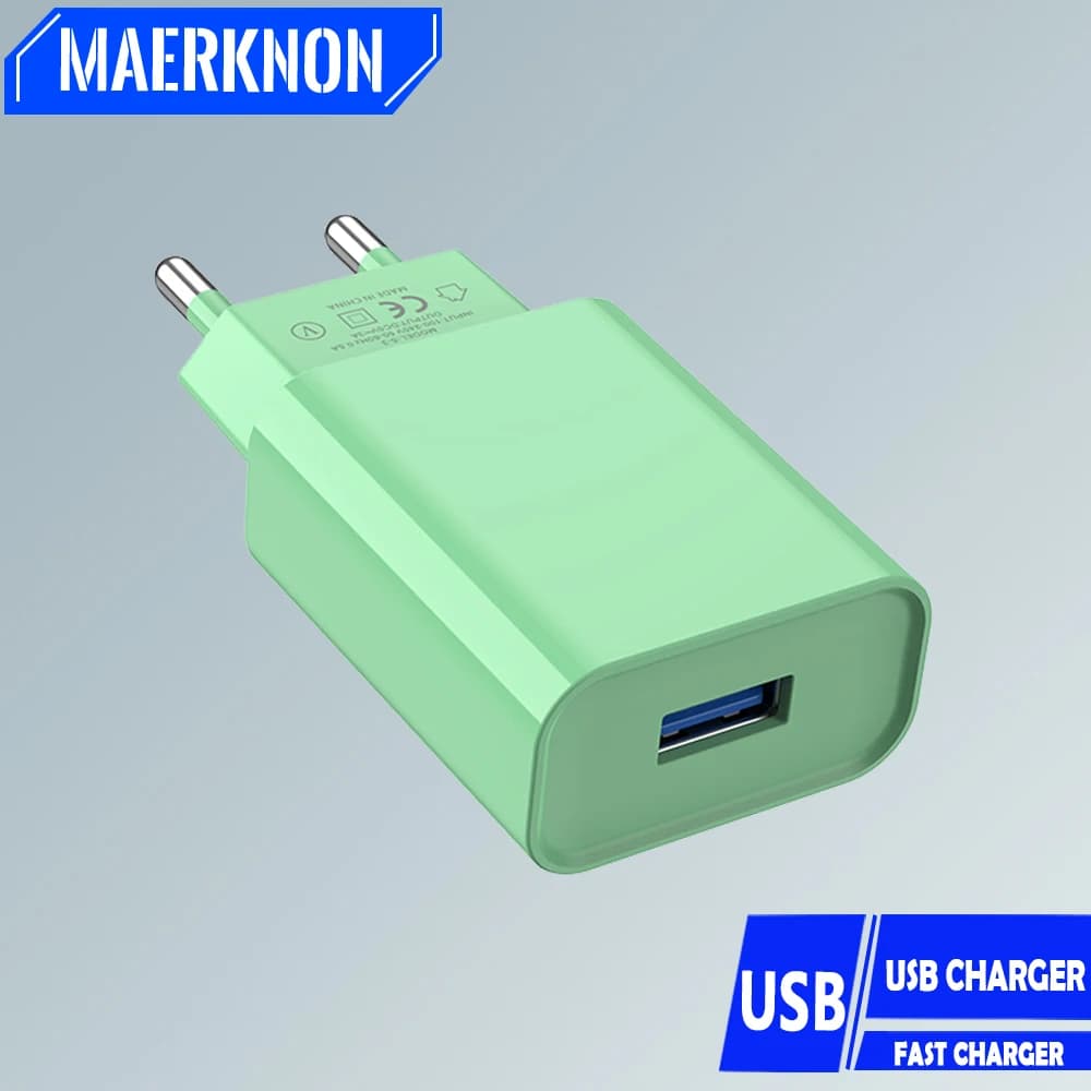 Caricatore USB Caricatore rapido a ricarica rapida 3.0 Adattatore per telefono cellulare con spina UE/USA per Xiaomi iPhone 15 Caricatore a ricarica rapida Samsung