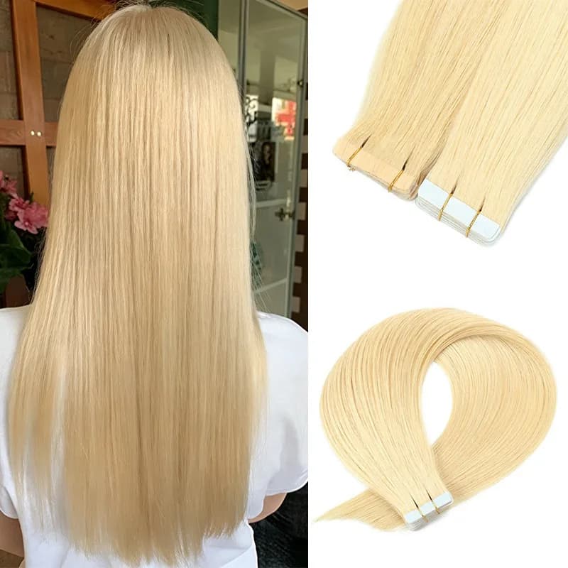 Human Remy Hair Tape In 20pcs 14inch Water Wave #4 P4-27 Increase Hair Density & Body Party Use Wholesale