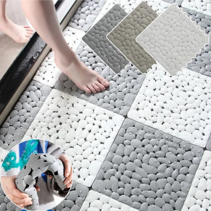 Tappetino da bagno antiscivolo Tappetino da doccia impermeabile Tappeto da bagno antiscivolo Tappetino di sicurezza per WC per aree bagnate Tappetino antiscivolo per vasca da bagno