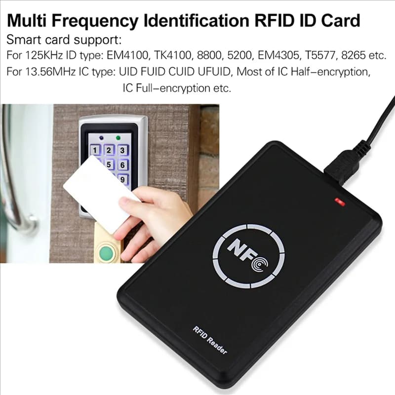 Duplicatore lettore scrittore RFID CEA 2X, lettore NFC, programmatore smart card, decodificatore scheda di accesso, schede Fobs UID T5577 scrivibili