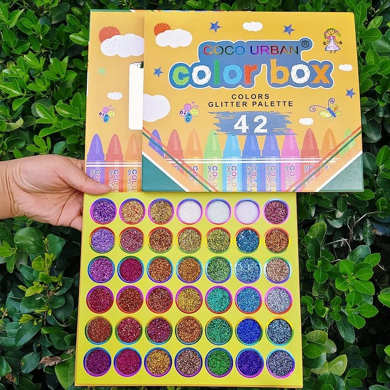 42 colori Eyeshadow Chameleon Pigment Rainbow Eyeshadow Powder Light Change Holographic Eyeshadow Pigment Glitter