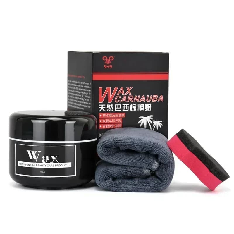 Vernice cerata Carnauba brasiliana naturale smalto di bellezza e rimozione delle macchie rivestimento in cera per auto antigraffio cera per auto solida 200ml