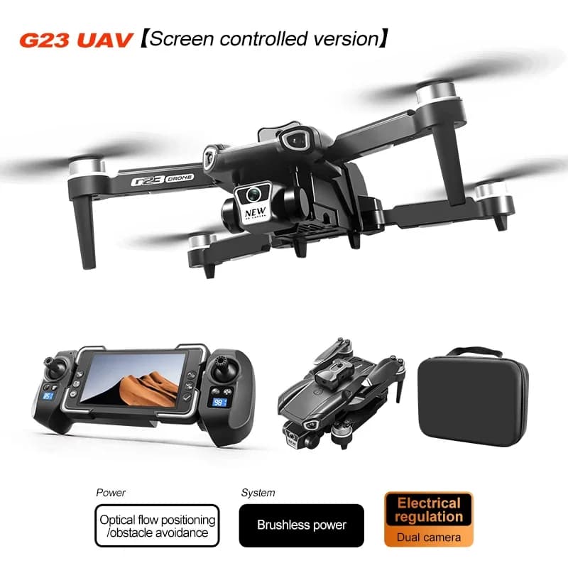 GIOCATTOLI G23 Drone professionale 4k grandangolare hd 1080p fotocamera wifi fpv altezza hold pieghevole rc drone quad rotore elicottero bambini