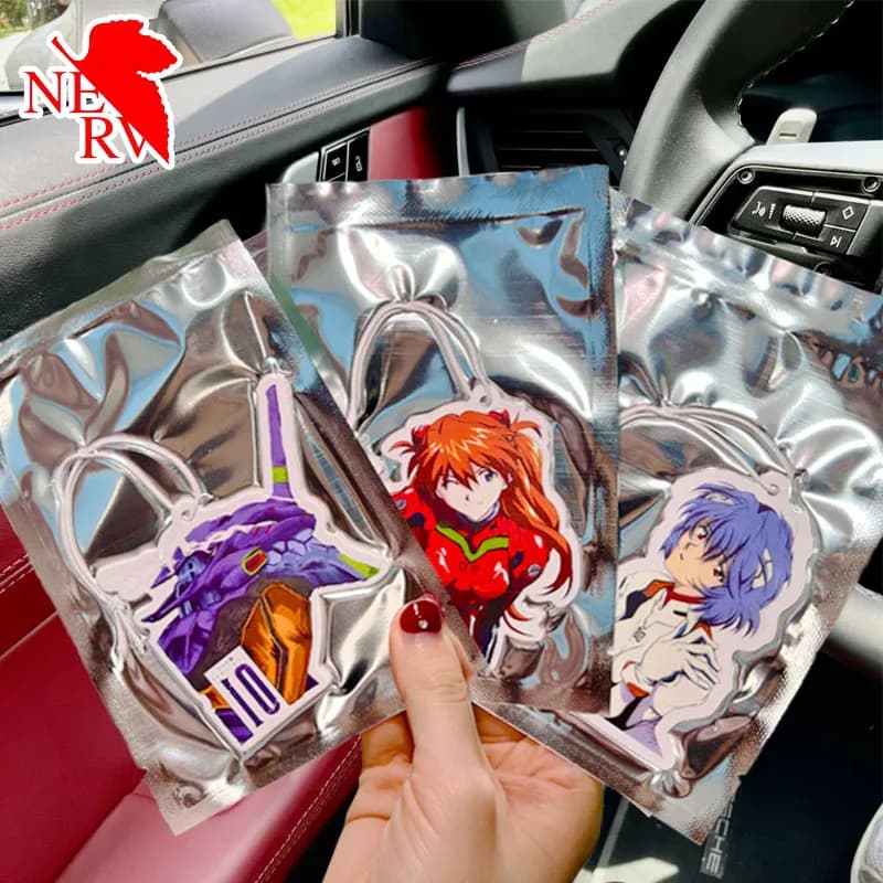 Evangelion EVA Car Deodorants Car Hanging Aromatherapy Souls Long-Term Decoration Pendant Accessories for Deodorization Car