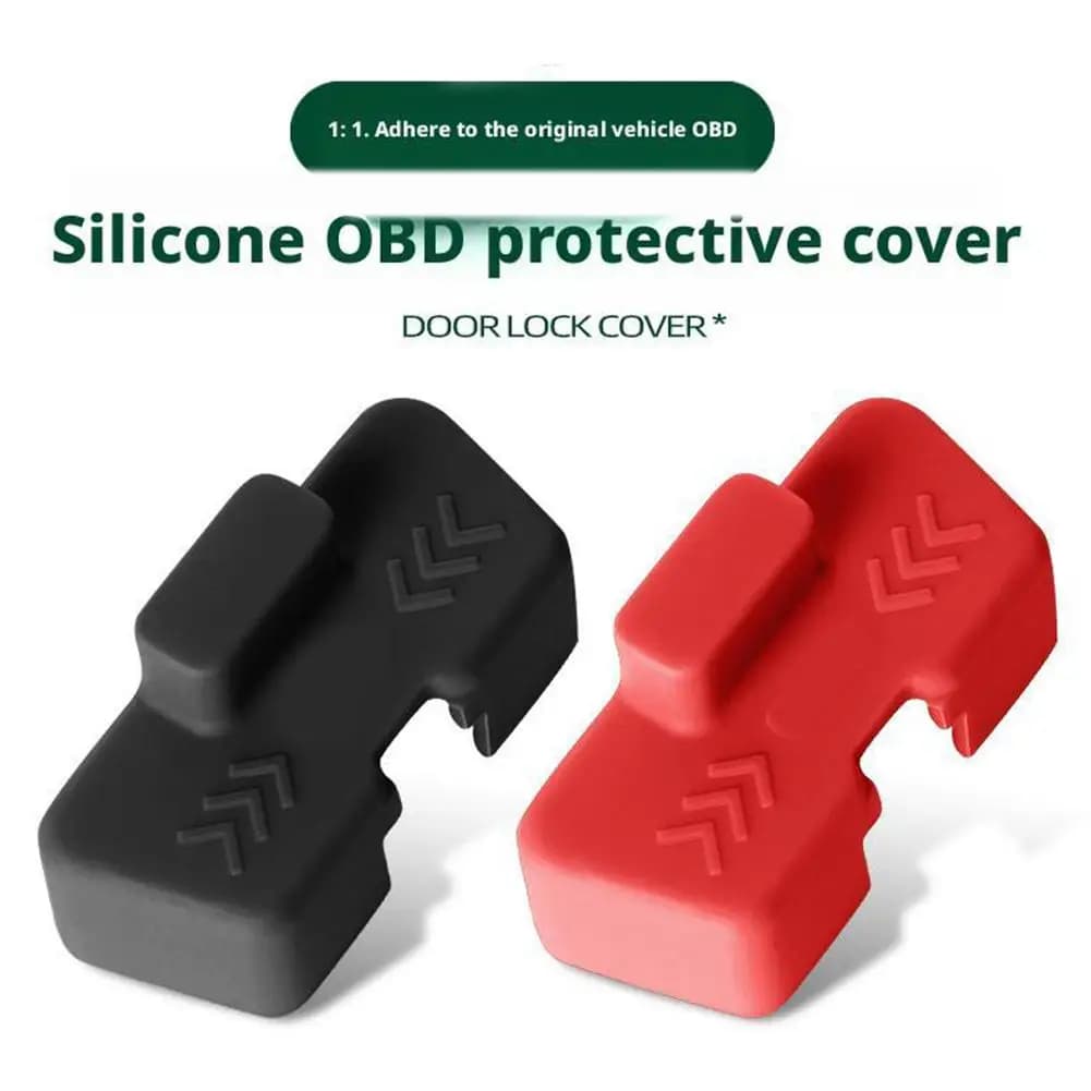 Silicone Protective SleeveDVR Diagnosis 16pin Plug Clogging Caps Waterproof Silicone Cover Car OBD2 Interface OBDII Dust Cover